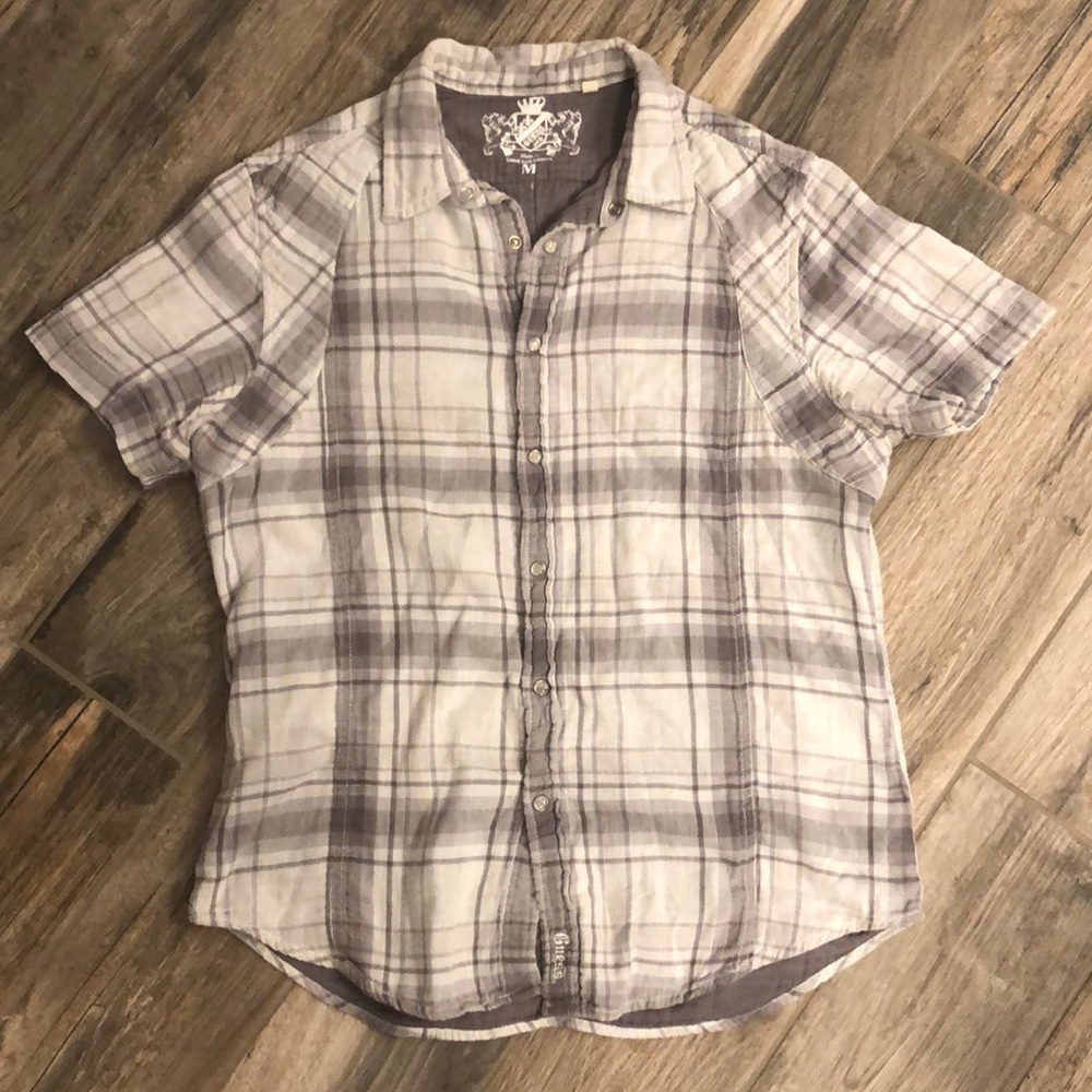 Express Plaid Button Down Shirt